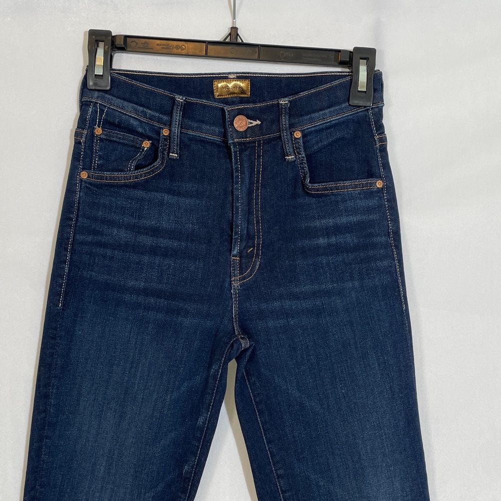 MOTHER JEANS The Insider Crop Step Fray Size 24 Off Limits EUC Like New - Picture 2 of 13